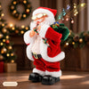 Dancing Santa Claus Plush Toy | Animated Christmas Santa with Shaking Belly & Wobbling Sunglasses