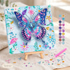 Butterfly Diamond Art Kit for Kids | DIY Gem Painting Craft Set with Frame