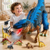Giant T-Rex Dinosaur Toy | 61CM Interactive Dinosaur with Lights, Sounds & Mist Spray