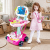 Kids Doctor Medical Cart Playset | 17-Piece Pretend Play Doctor Kit with Stethoscope & ECG Machine