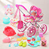 Baby Doll Stroller Playset | 12.5-Inch Doll with Handbag & 20 Accessories