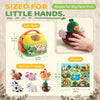 Montessori Farm Animal Toy for Babies | Interactive Barn Playset with Sounds & Play Mat