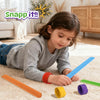 Stretchy Sensory Fidget Slap Bracelets | 6-Pack Flexible Stress Relief Toys