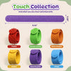 Stretchy Sensory Fidget Slap Bracelets | 6-Pack Flexible Stress Relief Toys