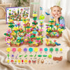 Kids Flower Garden Building Toy Set | 322-Piece DIY STEM Flower Construction Kit