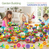 Kids Flower Garden Building Toy Set | 322-Piece DIY STEM Flower Construction Kit