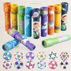 Kids Kaleidoscope Party Favors | 12-Piece Colorful Mini Kaleidoscope Set