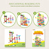 Glow in the Dark Marble Run Building Set | 236-Piece STEM Construction Toy with Motorized Elevator