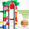 Glow in the Dark Marble Run Building Set | 236-Piece STEM Construction Toy with Motorized Elevator