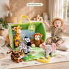 Mini Zoo Stuffed Animals Set | Interactive Plush Animal Toys for Toddlers
