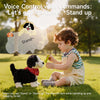 Interactive Robot Puppy Toy | Walking, Talking & Barking Plush Dog with Voice Control