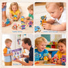 Wooden Number Building Blocks | 23-Piece Montessori Math Learning Toy for Kids