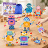 Wooden Number Building Blocks | 23-Piece Montessori Math Learning Toy for Kids