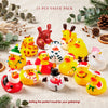 Christmas Rubber Duck Bath Toys | 24-Piece Festive Duckies Gift Set for Kids