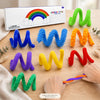 Flexible Sensory Fidget Sticks | 8-Pack Bendable Stress Relief Toys