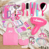 Kids Hair Salon Playset | Pretend Beauty Styling Kit with Hair Dryer & Accessories