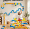 Christmas Electric Train Set | Rechargeable Railway Track Toy with Lights & Sounds