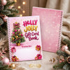 Holly Jolly Christmas Gift Card Book | Festive Holiday Gift Holder