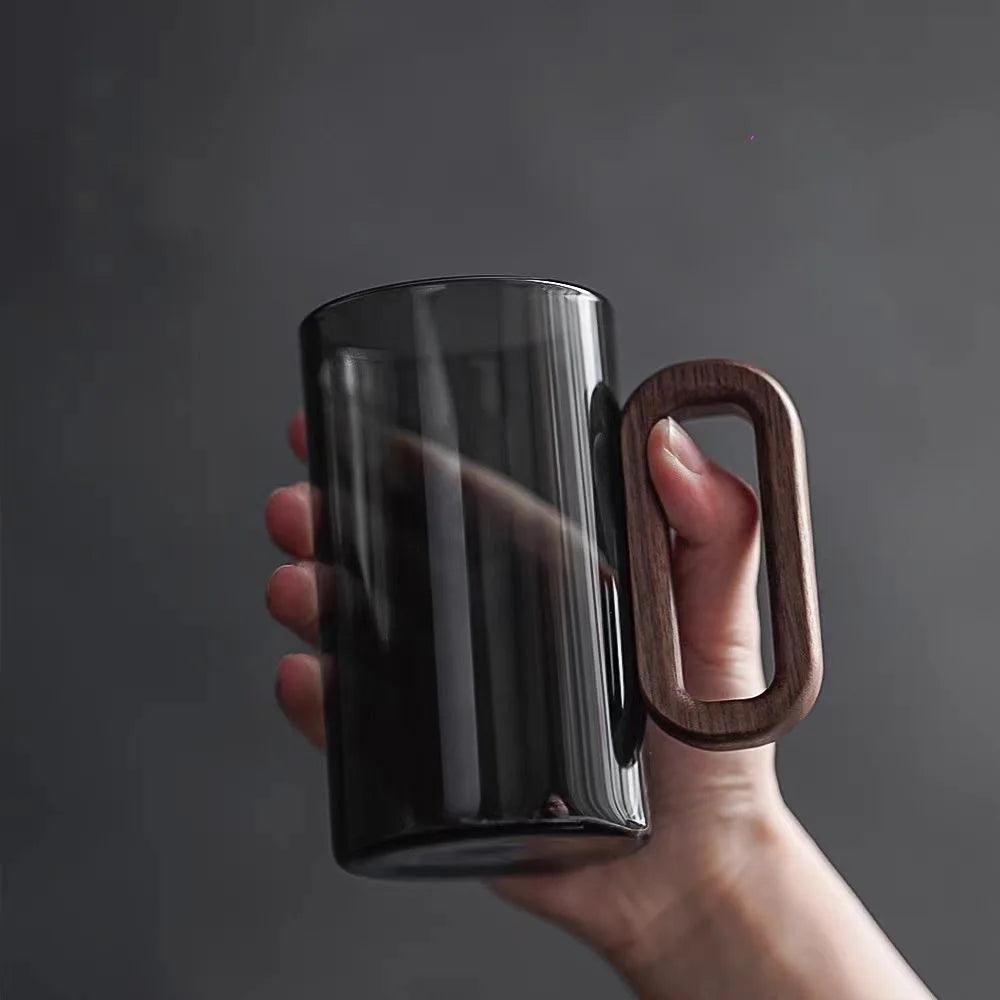 Hand holding ceramic Nordwave Mug with matte finish
