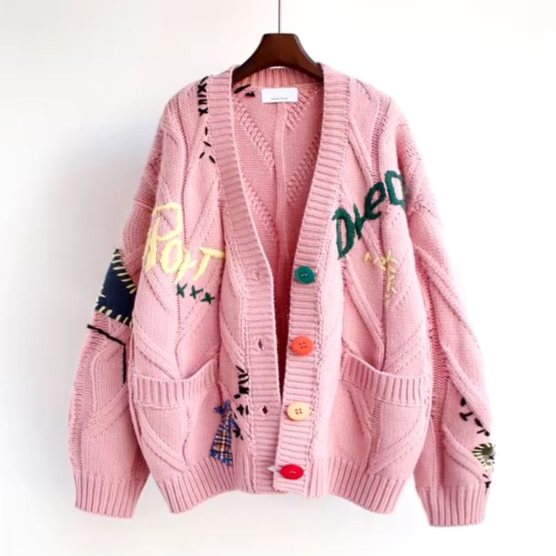 Patcha Knit Cardigan - Aries x Rose