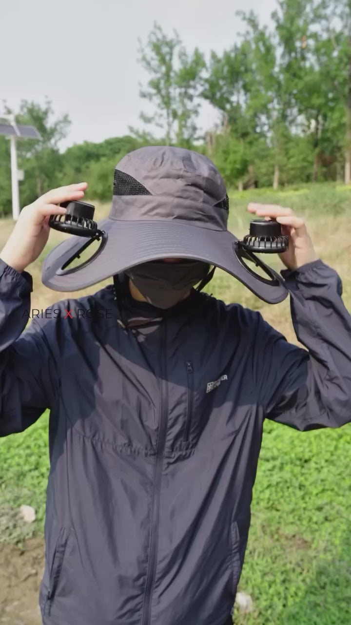 Aries Breeze Solar Cooling Hat