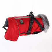 PawsGuard Waterproof Winter Jacket For Dogs With Harness