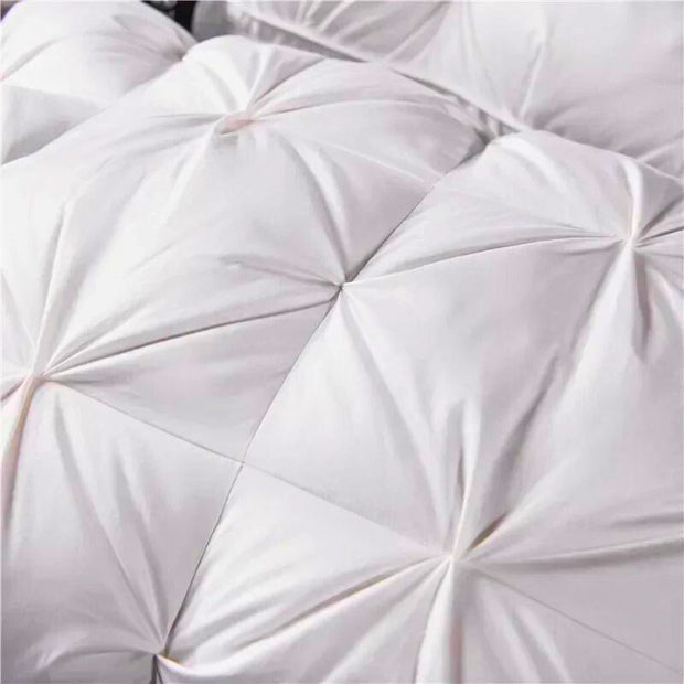 Pillow supporting side sleeper’s neck and shoulder
