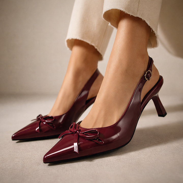 Celestine Bow Slingbacks
