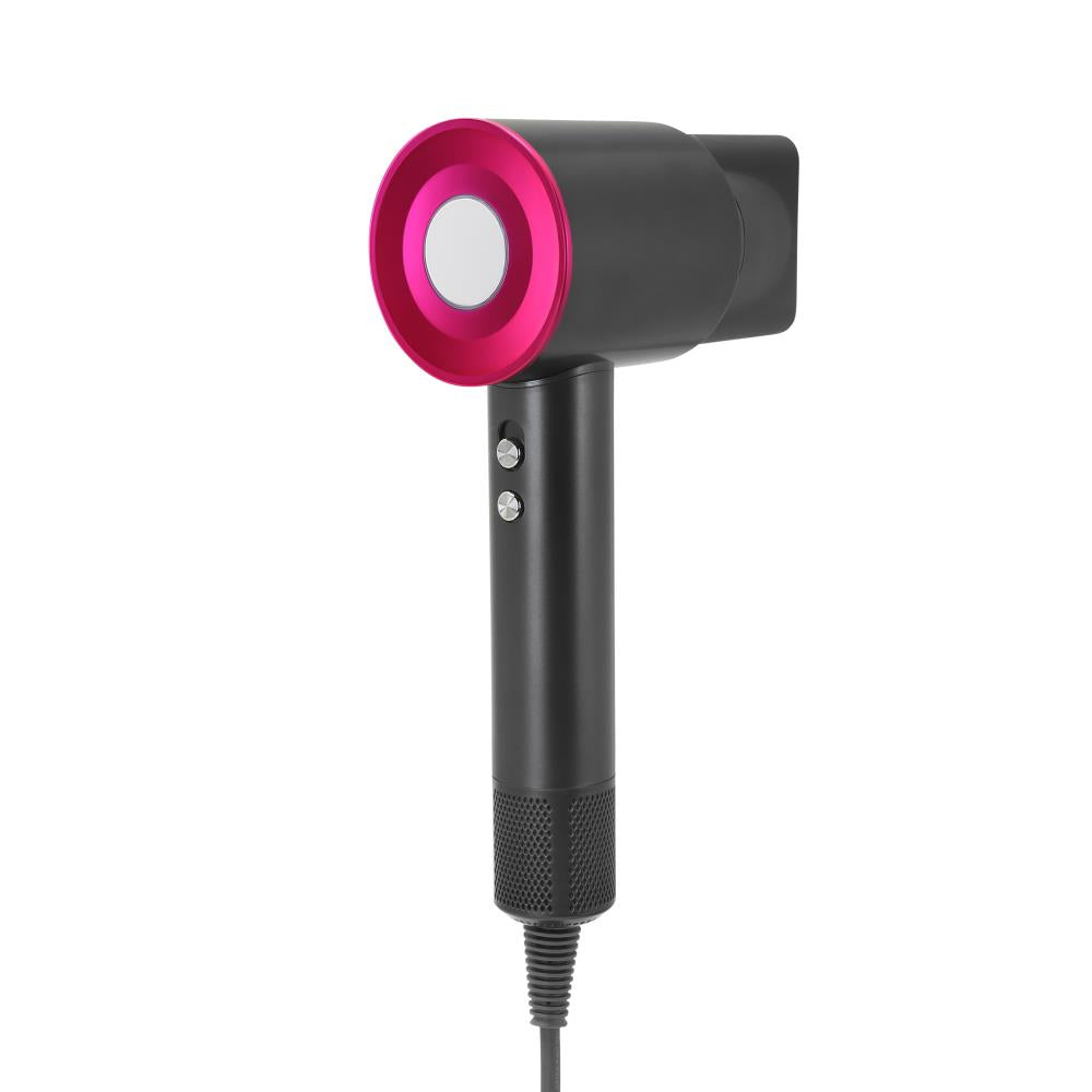 Woman holding Vortaire ionic dryer with lightweight design
